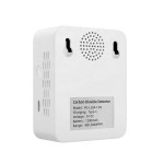 Digital multifunctional tester for air quality, temperature and humidity, 3 in 1, white color